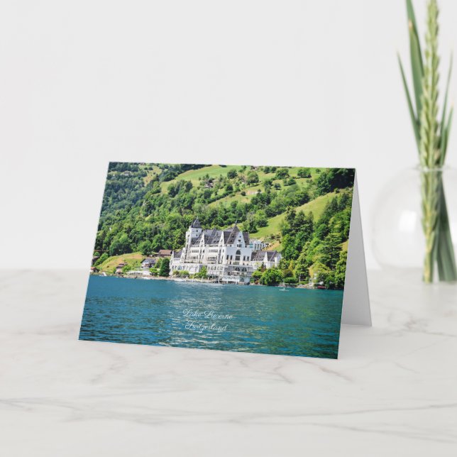 Carte Lac Lucerne, Suisse (Devant)