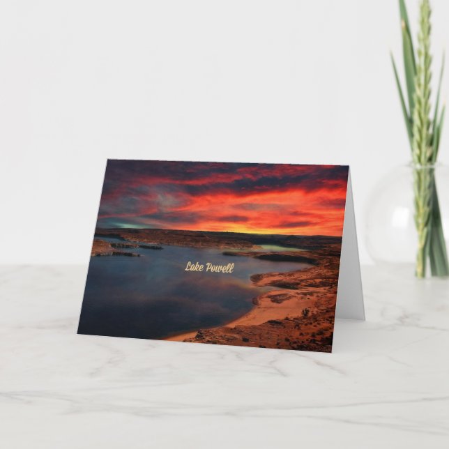 Carte Lac Powell, Arizona (Devant)