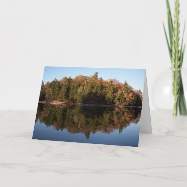 Carte Lac Sebago, Maine (Devant)