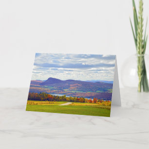 Carte Lac Willoughby, Vermont, en automne
