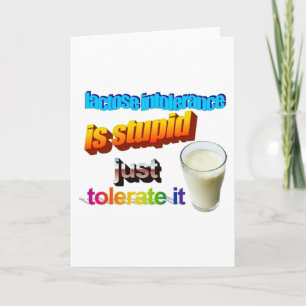 Carte Lactose