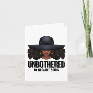 Carte Ladi afro-américain Sassy Black Queen