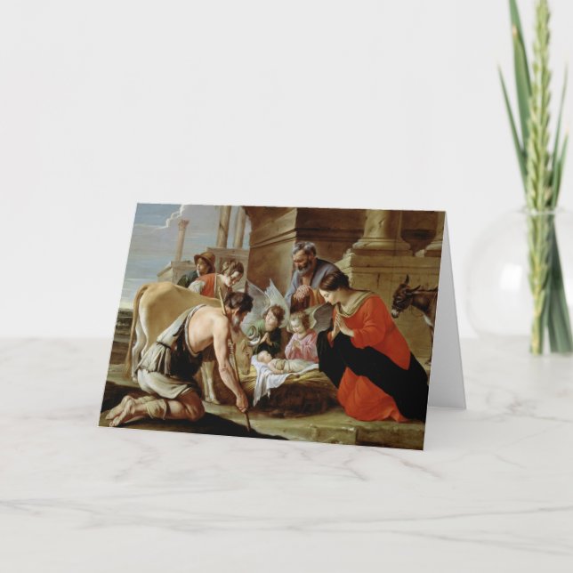 Carte L'adoration des bergers, c.1638 (Devant)