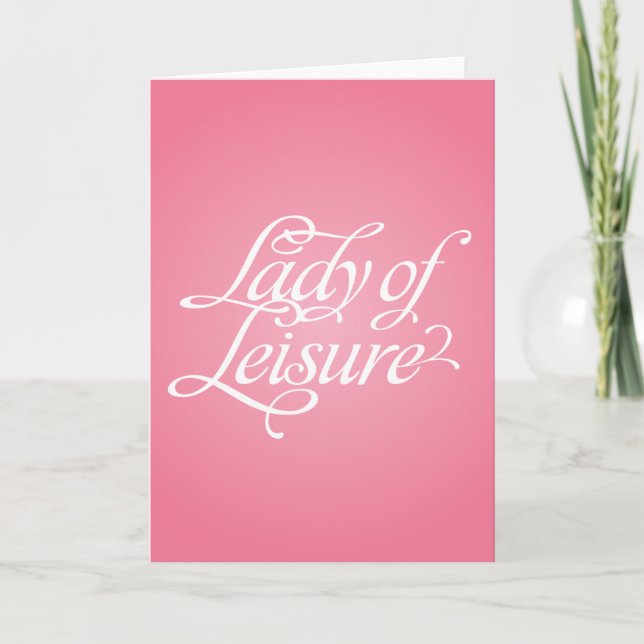 Carte Lady Of Leisure 2B (Devant)