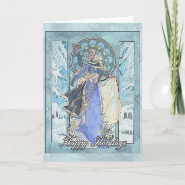 Carte Lady Snowflake (Devant)