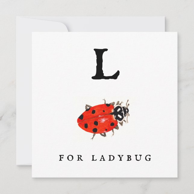 Carte Ladybug (Devant)