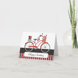 Carte Ladybug Bicycle