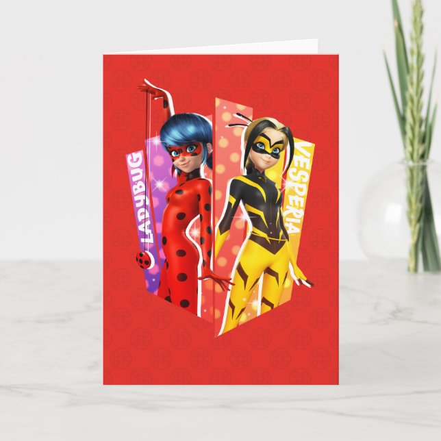 Carte Ladybug et Vesperia Graphic (Devant)