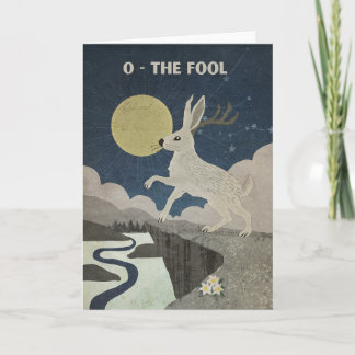 Carte L'affiche de l'idiot major Arcana avec le Jackalop