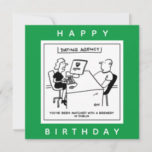 Carte L'agence de rencontres s'associe à un dessin humor