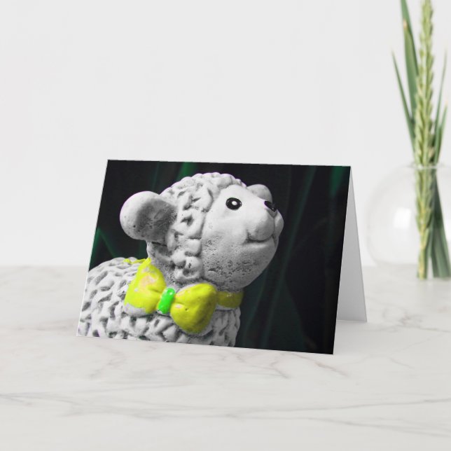 Carte L'agneau de Mary (Devant)