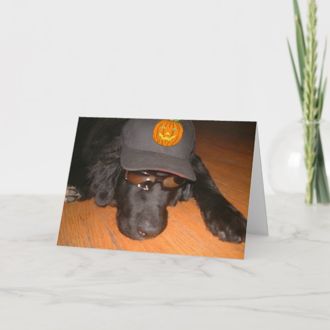 Carte Laissé derrière cet Halloween (Devant)
