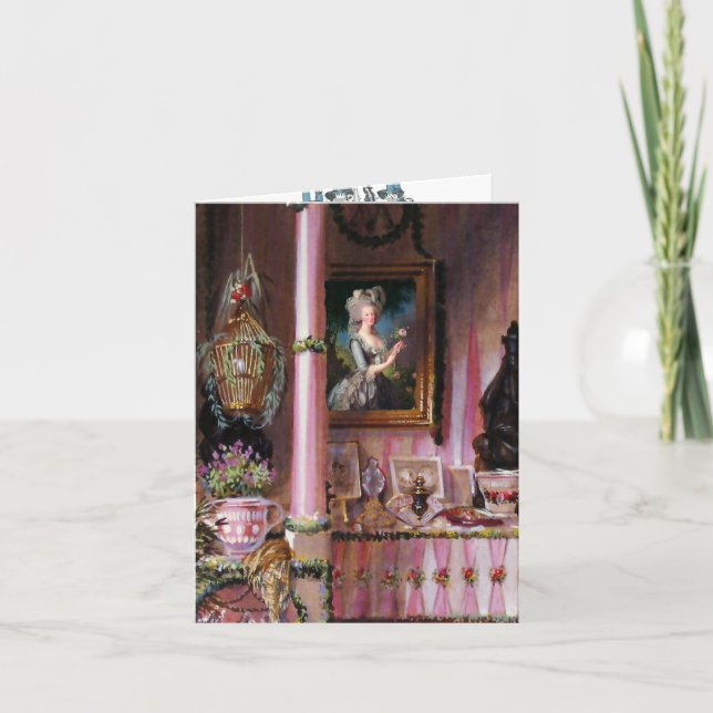 Carte Laisse manger des OPTIONS de Marie Antoinette (Devant)