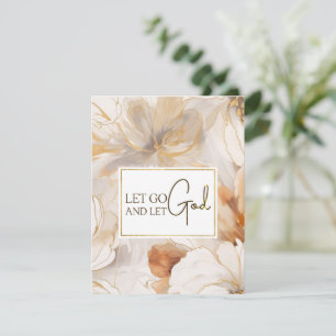 Carte Laisser aller et laisser Dieu Christian Citer cart