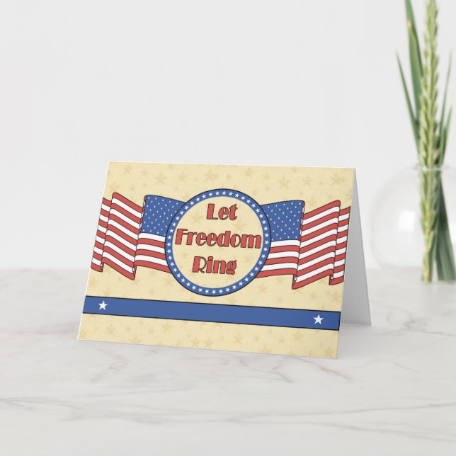Carte Laissez la liberté tourner (Devant)