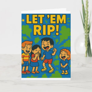 Carte Laissez-Moi Rip ! Une explosion d'anniversaire !