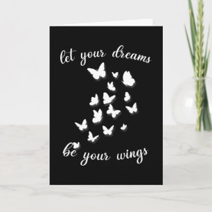 Carte Laissez vos rêves être vos ailes