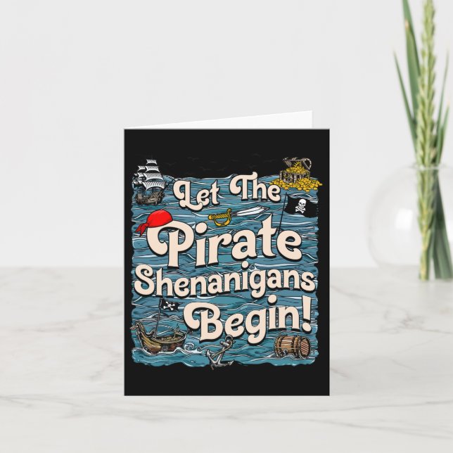 Carte Laissons Les Shenanigans Pirates Commencer Le Shen (Devant)