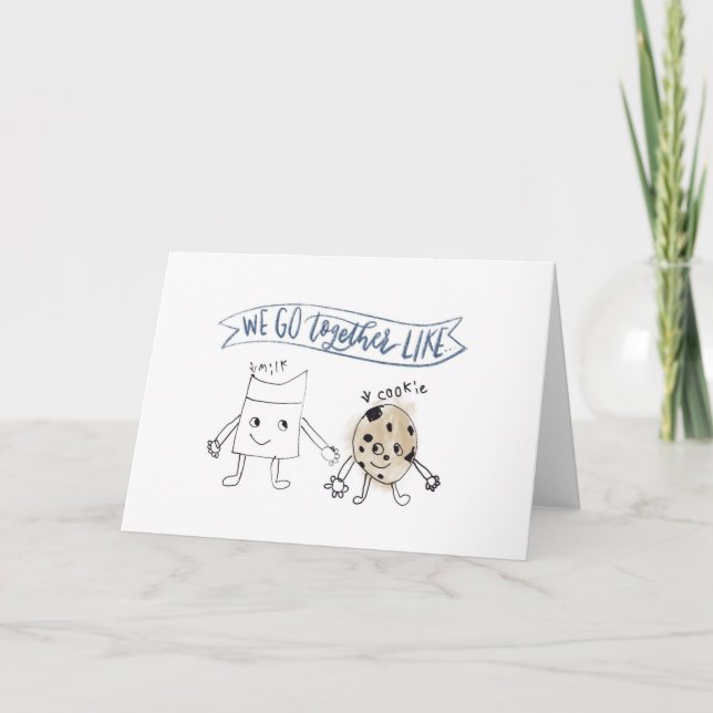 Carte Lait et biscuit (Devant)