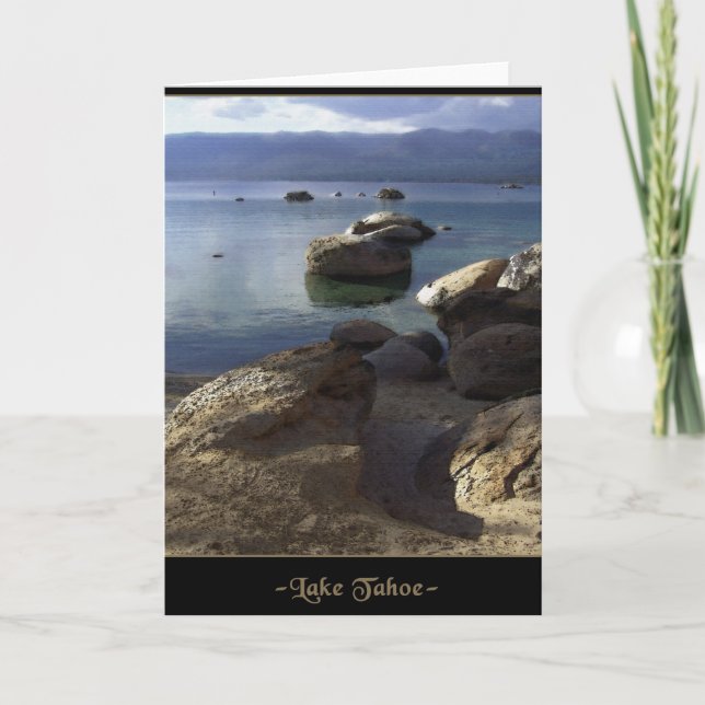 Carte Lake Tahoe Blank Note ou Greeting Card (Devant)