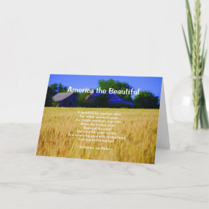 Carte L'Amérique aux beaux