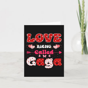 Carte L'amour appelé Gaga Fête des mères amusantes pour 