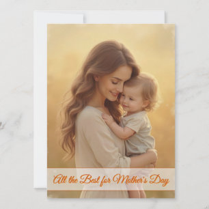 Carte L'amour de la fête des Mères – Un moment de pur bo