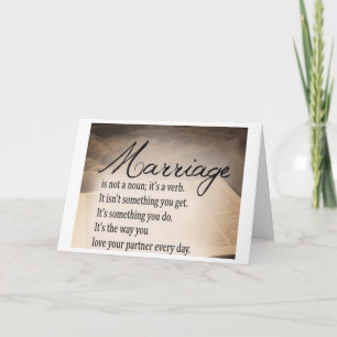 CARTE L'AMOUR DE NEWLYWED LORS DE LEUR JOUR DE MARIAGE