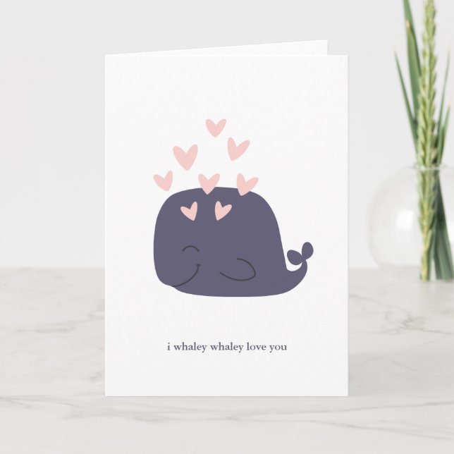 Carte L'amour des baleines (Devant)