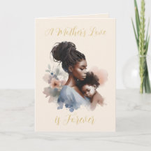 L'amour d'une mère est pour toujours l'aquarelle F