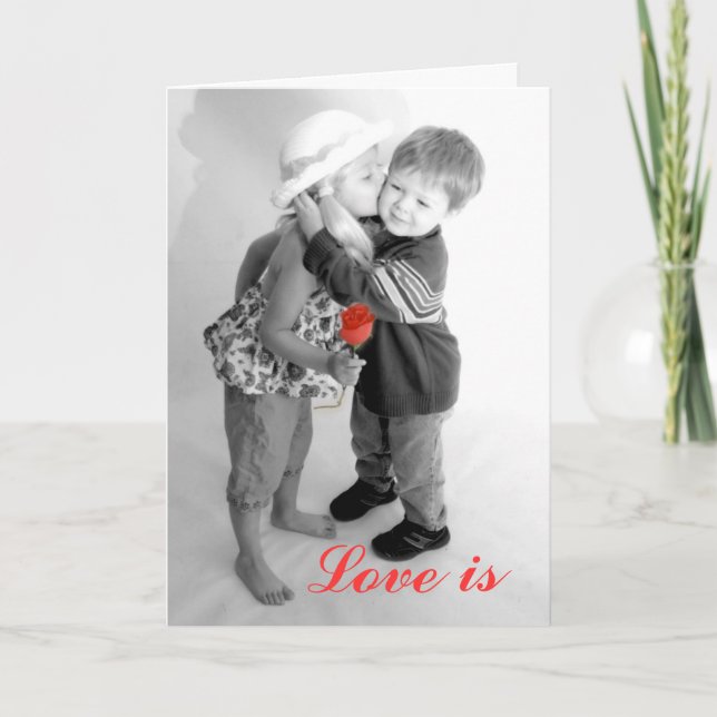Carte L'amour est (Devant)
