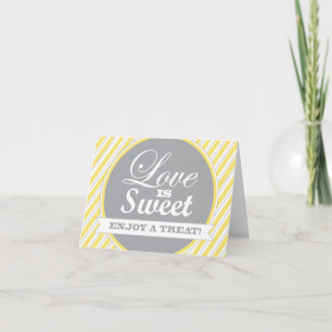Carte L'amour est doux Profitez d'une gâterie