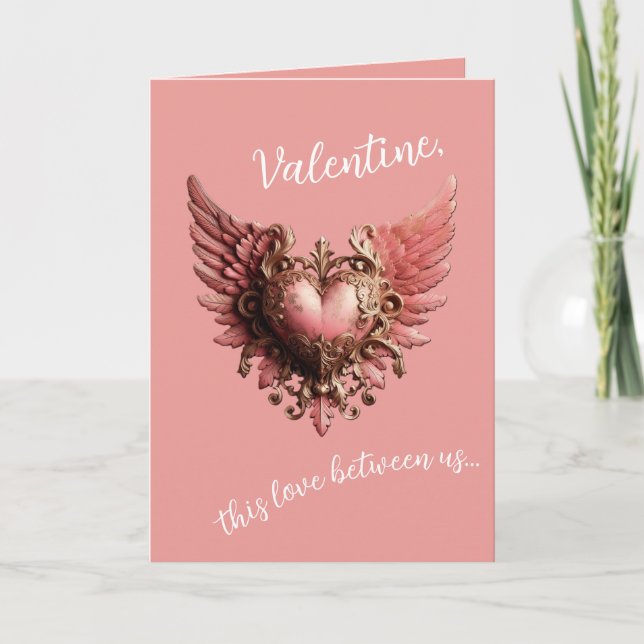 Carte L'amour est la foi Valentine (Devant)