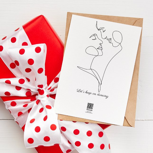Carte L'amour est un beau chaos - Citation d'amour anniv (Créateur téléchargé)