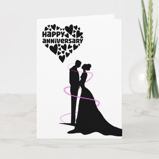 CARTE L'AMOUR EST UNE "CHOSE TRÈS SPLENDIDE* NOTRE ANNIV (Devant)