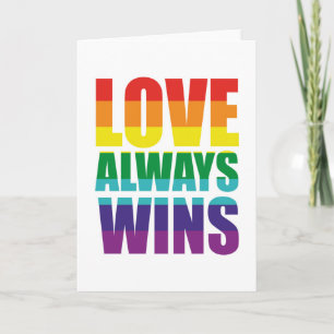 Carte L'amour gagne toujours