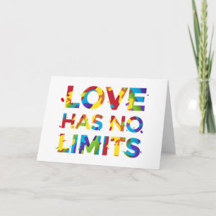 Carte L'amour n'a pas de limites