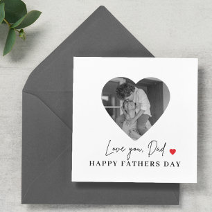 Carte L'Amour Personnalisé Papa Photo   Fête des pères