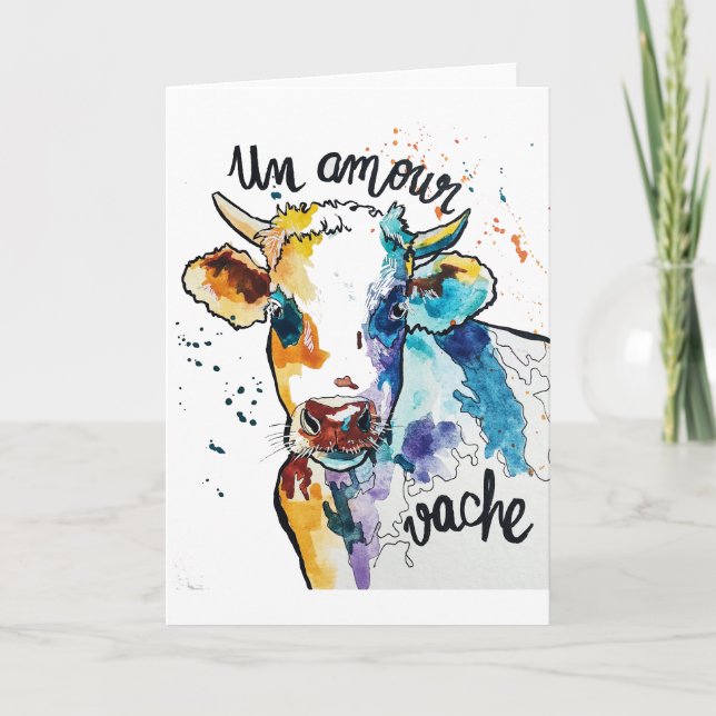 Carte L'amour vache (Devant)