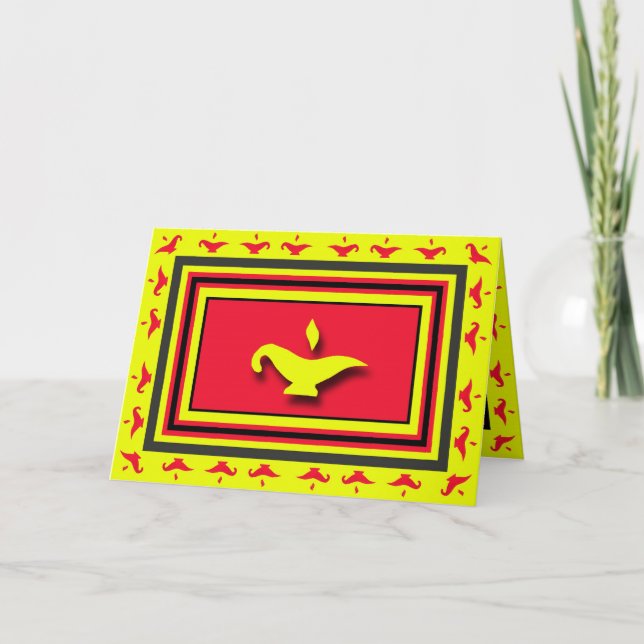 Carte Lampe Diwali (Devant)