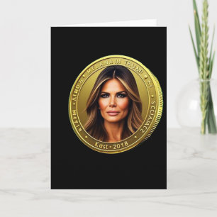 Carte Lancement de la monnaie Trump et Melania Meme Coin