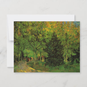 Carte Lane in Public Garden, Arles par Vincent van Gogh