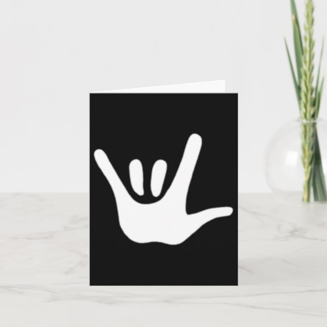 Carte Langue des signes américaine Amour Asl Sensibilisa (Devant)