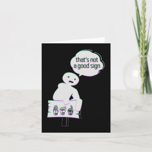 Carte Langue des signes ASL Amérique de la main Talking 