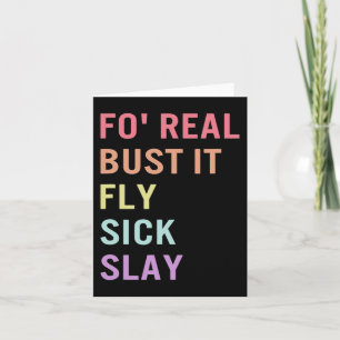 Carte Langue des Signes Fo Réel Casse-Le ASL Argot Tee S