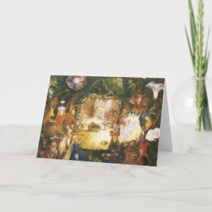Carte L'anniversaire de banquet de Faires