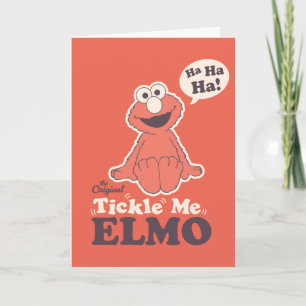 Carte L'anniversaire de l'Elmo Original Tickle Me
