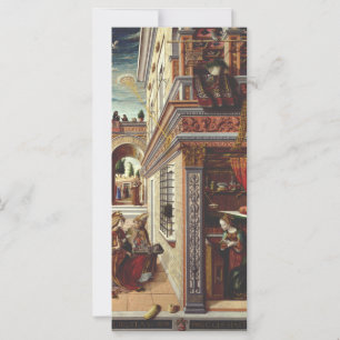 Carte L'Annonciation, avec Saint Emidius