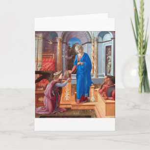 Carte L'Annonciation, Filippo Lippi, 1440