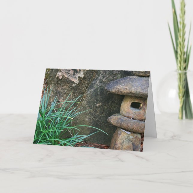 Carte Lanterne de pierre japonaise (Devant)